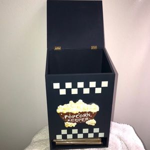 Kitchen - Popcorn Storage Keeper Box 3-D Emblem Kitchen - Popcorn Storage Keeper Box 3-D Emblem